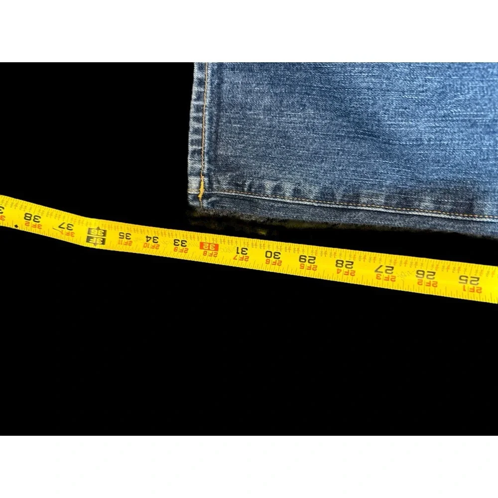 True Religion Men's‎ Jean Size 38x33 RN #112790 - Made in USA. Straight Fit Boot